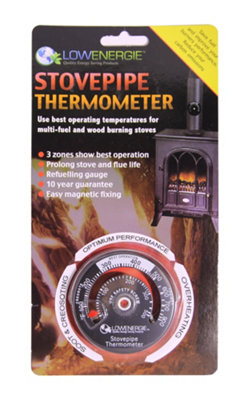 B&Q -  Magnetic Log Burner & Stove Thermometer