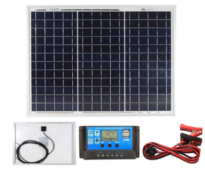 Lowenergie 30W Polycrystalline Solar Panel Kit 1 from B&Q
