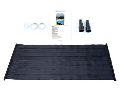 Lowenergie Swimming Kids Pool Hot Water Heater Mat Pv Panel Pump Kit Free Sun Energy Hose - 1.33 X 3M