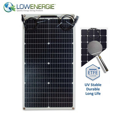 Lowenergie Flexible 50W Monocrystalline Solar Panel Only