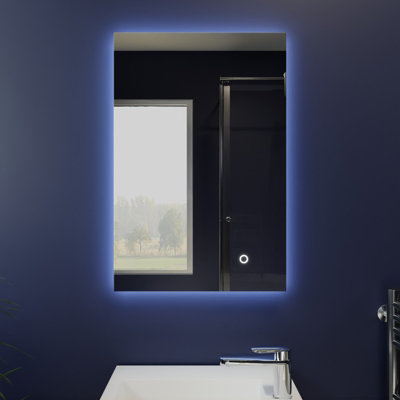 B&Q Harper & Harlow 400X600 Auriga Led Illuminated Bathroom Mirror Light/White