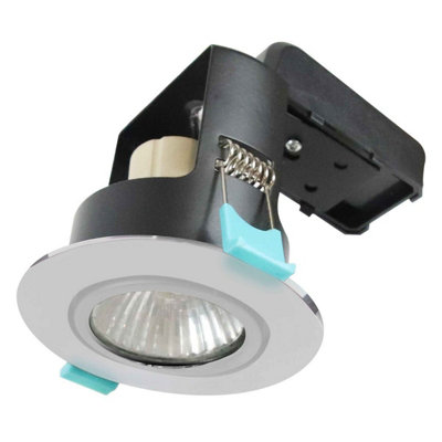 Bright Source Tilt Ip20 Gu10 DownlightChrome(Including Free Gu10 Lamp) from B&Q