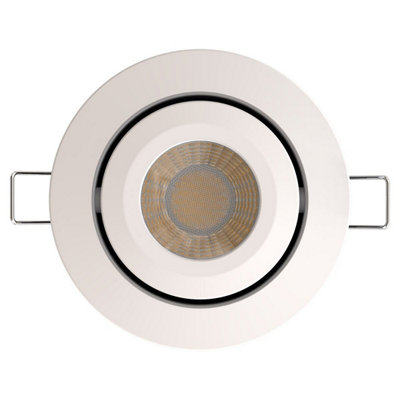 Bright Source 4W/6W/8W Tilt All-In-One Cct Led Downlight from B&Q