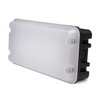 Bright Source 10W Rectangular White Led BulkheadCct from B&Q