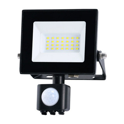Bright Source 20W 6500K Led Floodlight - Daylight With Pir Sensor