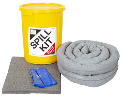 Serpro spill management 35 Litre Maintenance Spill Kit In A Plastic Drum from B&Q