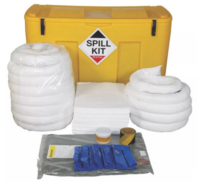 Serpro spill management 248 Litre Oil And Fuel Spill Kit In Mobile Locker from B&Q