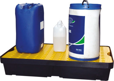 Serpro spill management 60 Litre Bunded Drip Tray With Removable GridOil & Chemical Use from B&Q