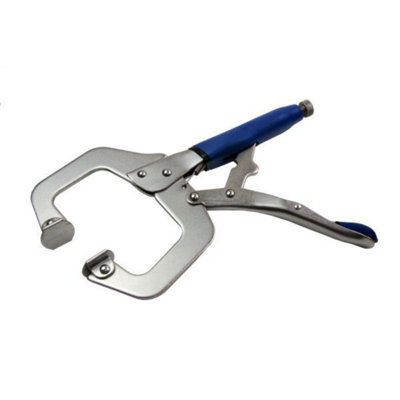 Us Pro Tools 280Mm Welding Locking Mole Grip Pliers C-Clamp 1824