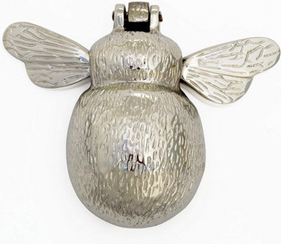 Castelion Nickel Country Bumble Bee Door Knocker from B&Q