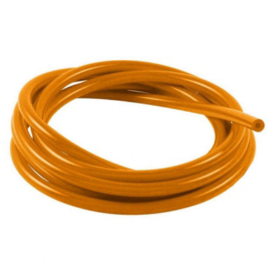  - 1 Metre Orange Silicone Vacuum Hose / Turbo Rubber Tube Air Water Pipe 4mm