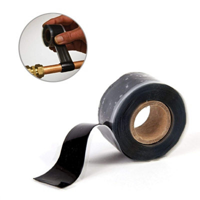 Extreme Silicone Multi Purpose Repair TapePipe LeaksSelf Fusing 25.4mm X 3M from B&Q