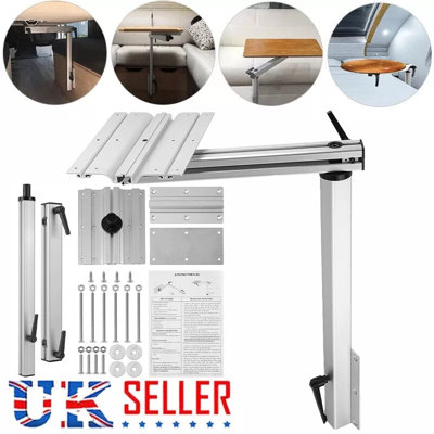 360 Degrees Swivel Adjustable Table Leg For Motorhome Campervans Conversions Lorry Boat from B&Q