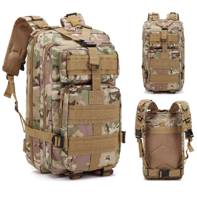 Cp Colour Tactical Military Backpack Army Rucksack Camping Hiking Trekking from B&Q