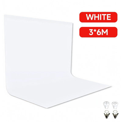 3X6M Muslin Photo Backdrop Screen Photography Cotton Background Studio from B&Q