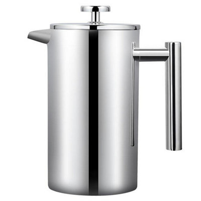 350Ml Stainless Steel Cafetiere French Press Coffee Maker Office Home Plunger Pot Uk from B&Q