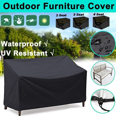 Large Garden Stackable Chair Cover Waterproof Outdoor Heavy Duty Stacking Seat 134X66X89Cm from B&Q