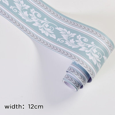  - 10M Self Adhesive Wall Border Trim Pvc Wallpaper Sticker 12Cm Decorative Strip