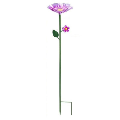Metal Bee Watering Station With Stake Garden Butterfly Bath Bowl Water Feeder from B&Q