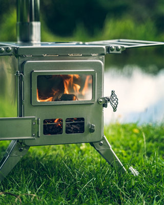 Canvas Tent Shop Winnerwell Nomad M-Sized Outdoor Woodburning Camping Stove