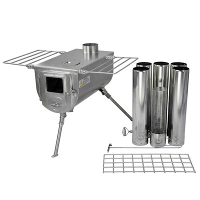 Canvas Tent Shop Winnerwell Woodlander Large Sized Stainless Steel Camping Stove
