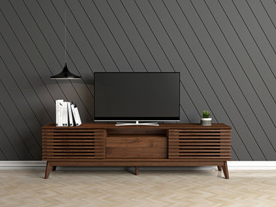 B&Q -  Lv41 Columbian Walnut Tv Cabinet