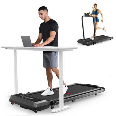 Onemill Brushless Motor Treadmill With HandrailSpeed 1-10Km/h,black from B&Q