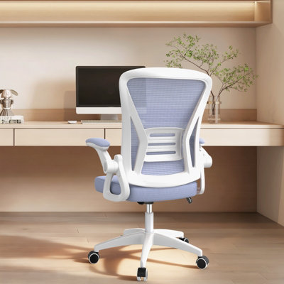 Onemill Ergonomic Office Desk Chair With Flip-Up Armrest Lumbar Support,padded Seat Cushion For Home And Office from B&Q