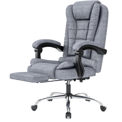 Onemill Executive Office Chair With Footrest,computer Chair With Tilt Function For Home Office Working from B&Q