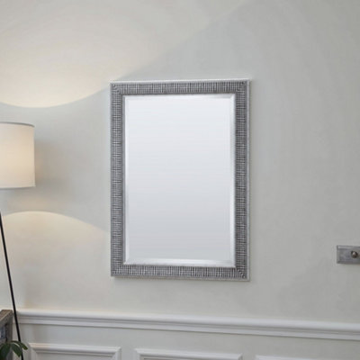 Yearn Cobble Framed Wall Mirror 91X66Cm from B&Q