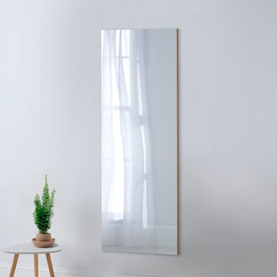 Yearn Tall Contemporary Rectangular Wall Mirror from B&Q
