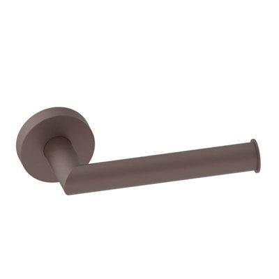 Melbourne Brushed Bronze Round Toilet Roll Holder from B&Q