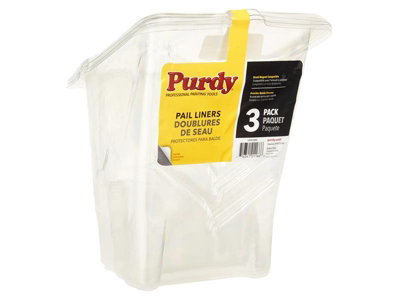 B&Q -  Painter's Pail LinersSet Of 3 For Effortless Cleanup