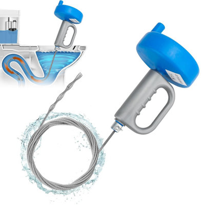 Ykukizee 15 M Drain Snake Unblocker Heavy DutyLong Auger Plumbing Flexible Sink For Bathtub Bathroom from B&Q