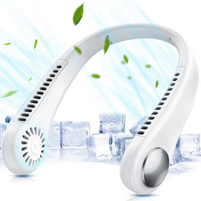 Ithky Neck FanPortable Hands Free Bladeless Mini With 360 Cooling AirflowUsb Rechargeable Personal Quiet Wearable 3 Wind from B&Q