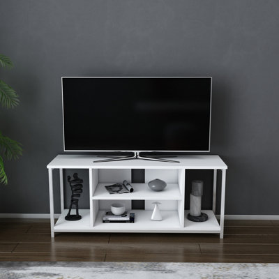 Decorotika Rinaldo Tv Stand Tv Unit For Tv's Up To 63 Inch  White from B&Q