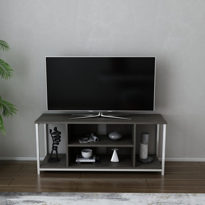 Decorotika Rinaldo Tv Stand Tv Unit For Tv's Up To 63 Inch White Wenge from B&Q