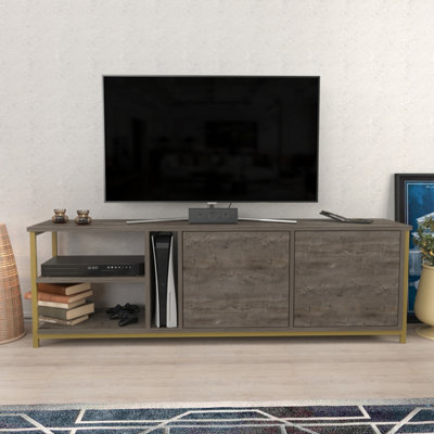 Decorotika Primrose Tv Stand Gold Wenge from B&Q