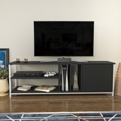 Decorotika Oneida Tv Stand Tv Unit For Tv's Up To 72 Inch White And Anthracite from B&Q