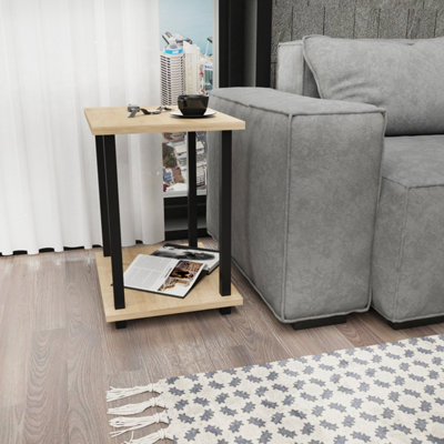 Decorotika Gurnee Side Table With Two Shelves from B&Q