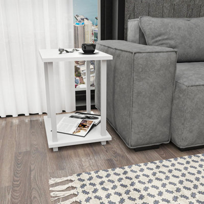Decorotika Gurnee Side Table With Two Shelves from B&Q