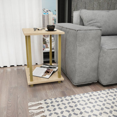 Decorotika Gurnee Side Table With Two Shelves from B&Q