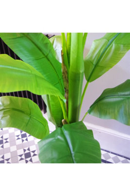 Dyzi Artificial Banana Tree 180Cm Large Tropical Indoor Décor