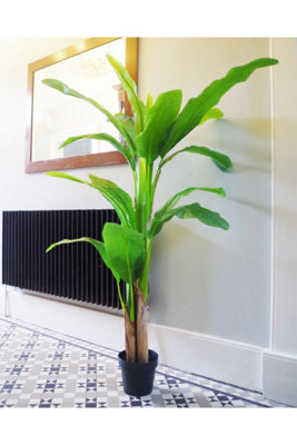 Dyzi Artificial Banana Plant 180Cm Large Tropical Indoor Décor