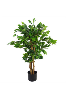Dyzi 90Cm Artificial Ficus Tree With Realistic Foliage from B&Q
