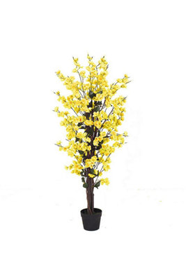 Dyzi Yellow 120Cm Artificial Yellow Blossom Tree from B&Q