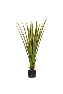 B&Q -  Artificial Agave Plant For Tabletop With Cement-Filled Pot