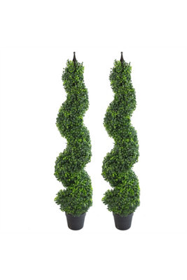 Dyzi Pair Of 120Cm Artificial Trees With Lifelike Foliage from B&Q