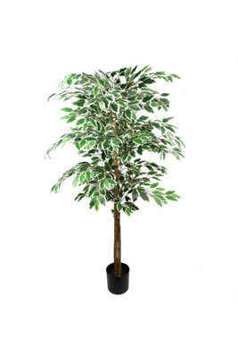 Dyzi 150Cm Artificial Ficus Tree With 1008 Silk Leaves from B&Q