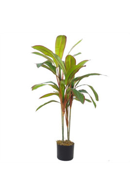 Dyzi 90Cm Artificial Dracaena In Moss-Covered Weighted Pot from B&Q